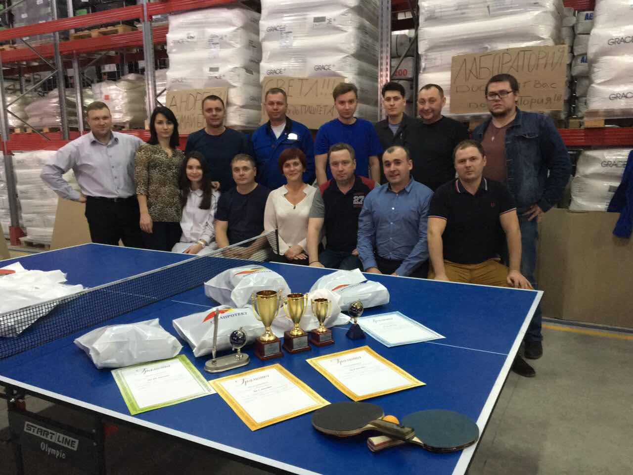 «Uralproteсt» Ltd. hosted the «Ist table tennis championship dedicated to the company's birthday»